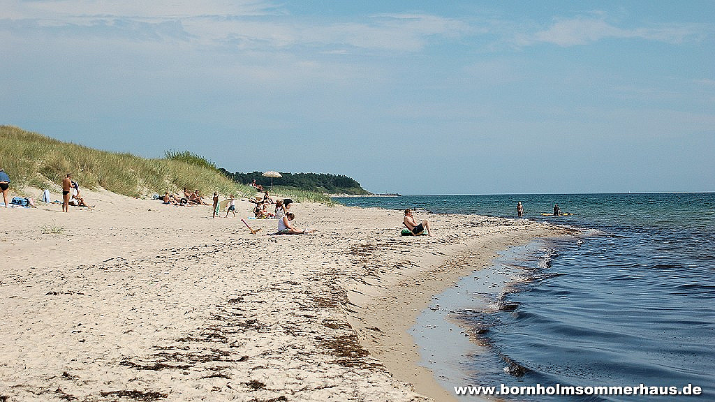 Beach sømarken - Vestre Sömarken sand beach Dueodde Bornholm