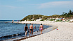 Walking on the beach. - Vestre Sömarken sand beach Dueodde Bornholm